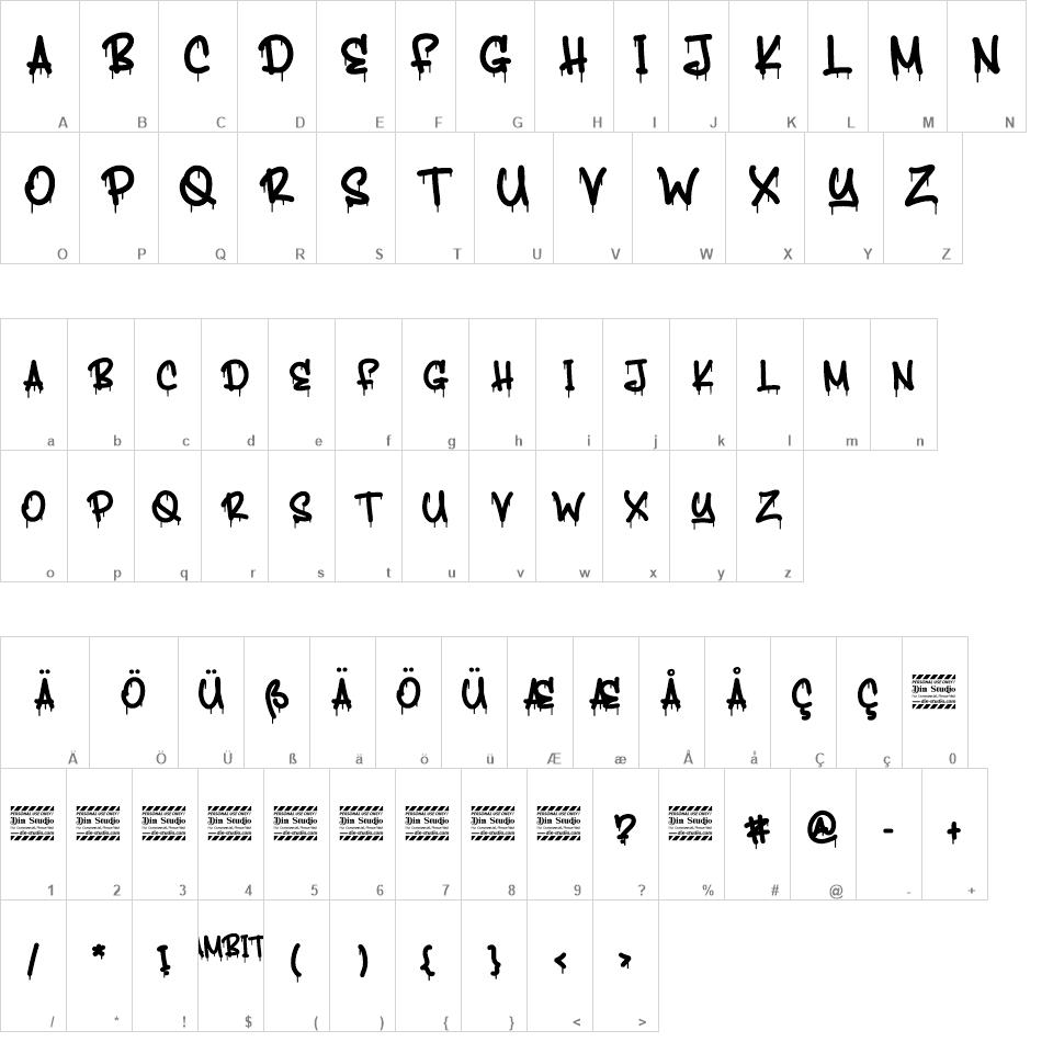 Bambits font