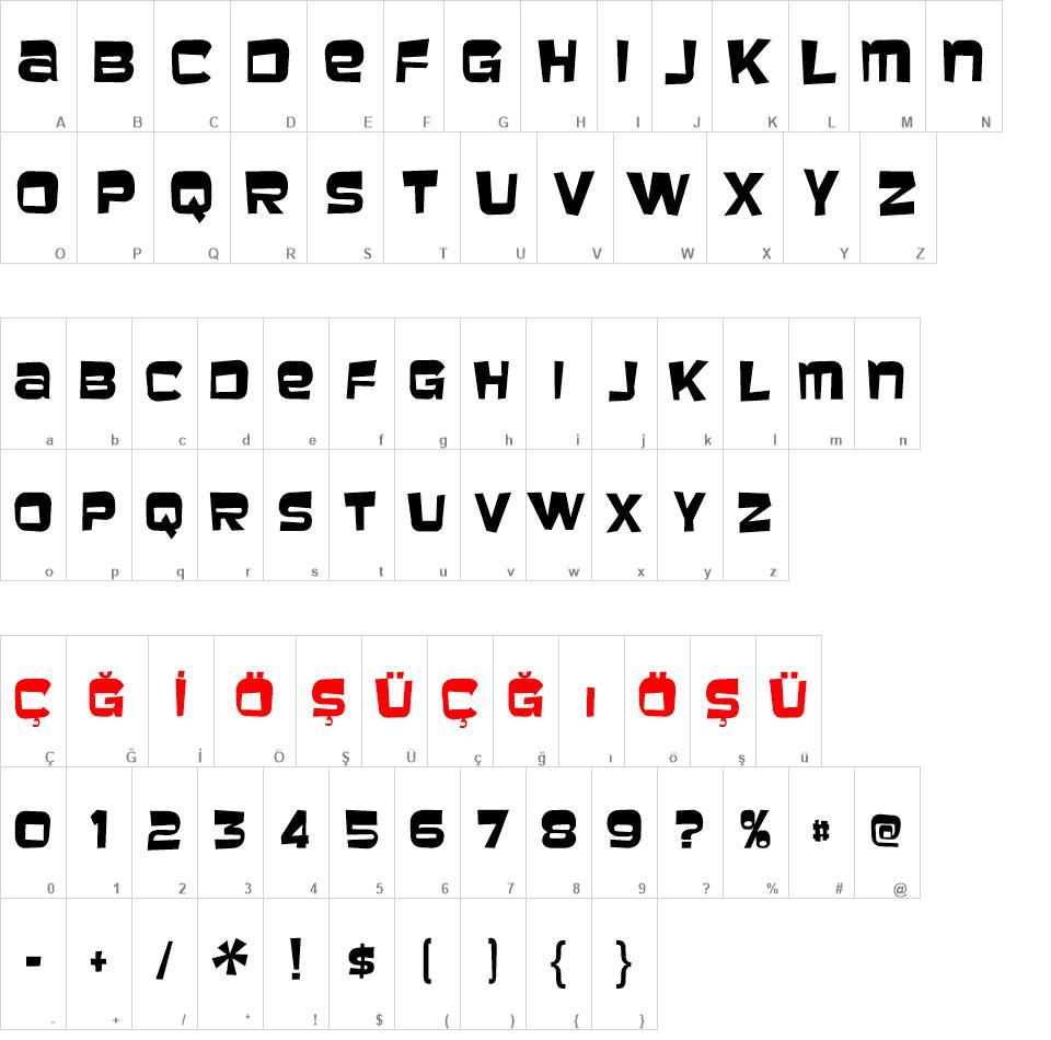 Baveuse font