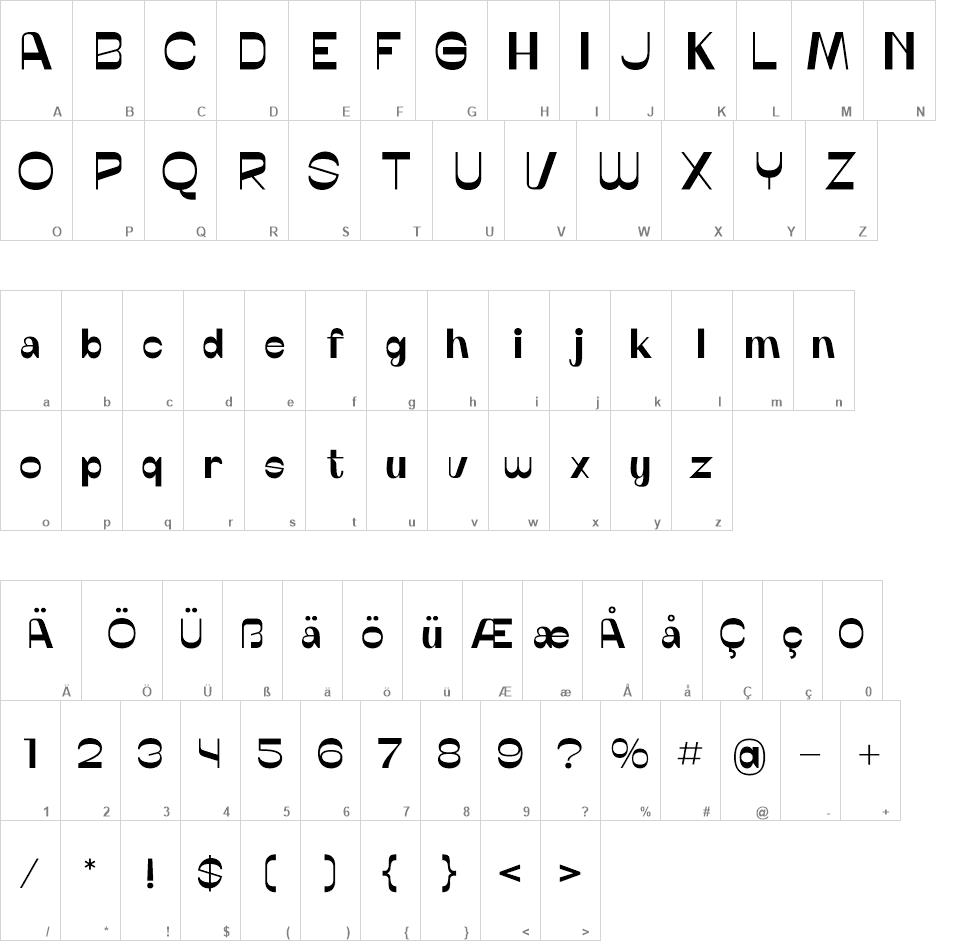Benathio font