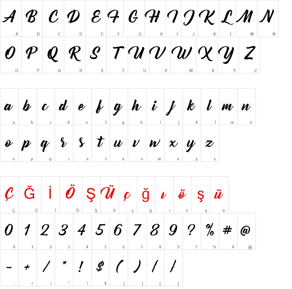 Bernadette font