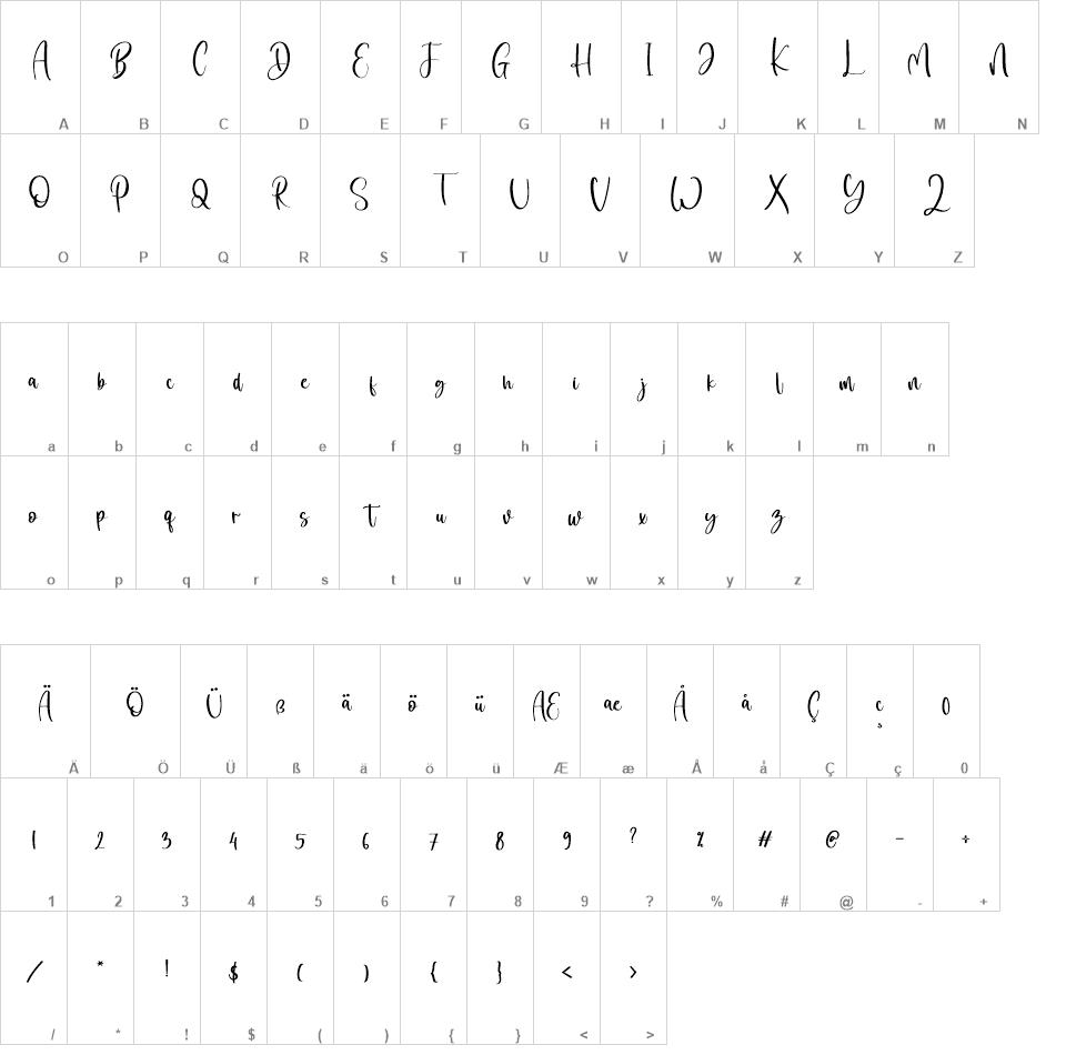 Bitter Scripts font