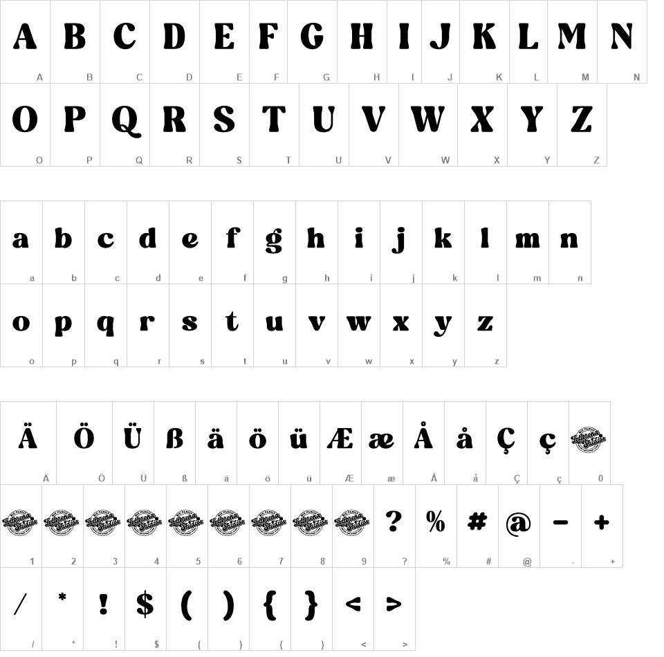 Blugide font
