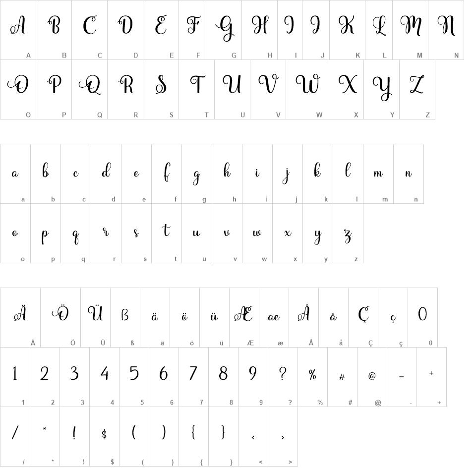 Bride font