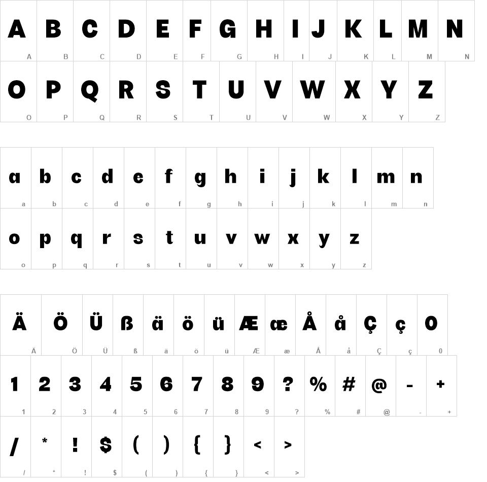 Bright Giftak font
