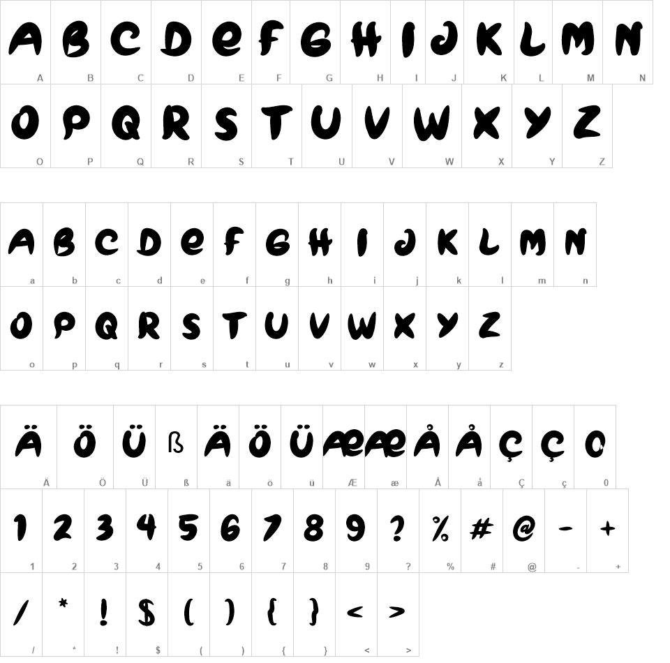 Brownies font