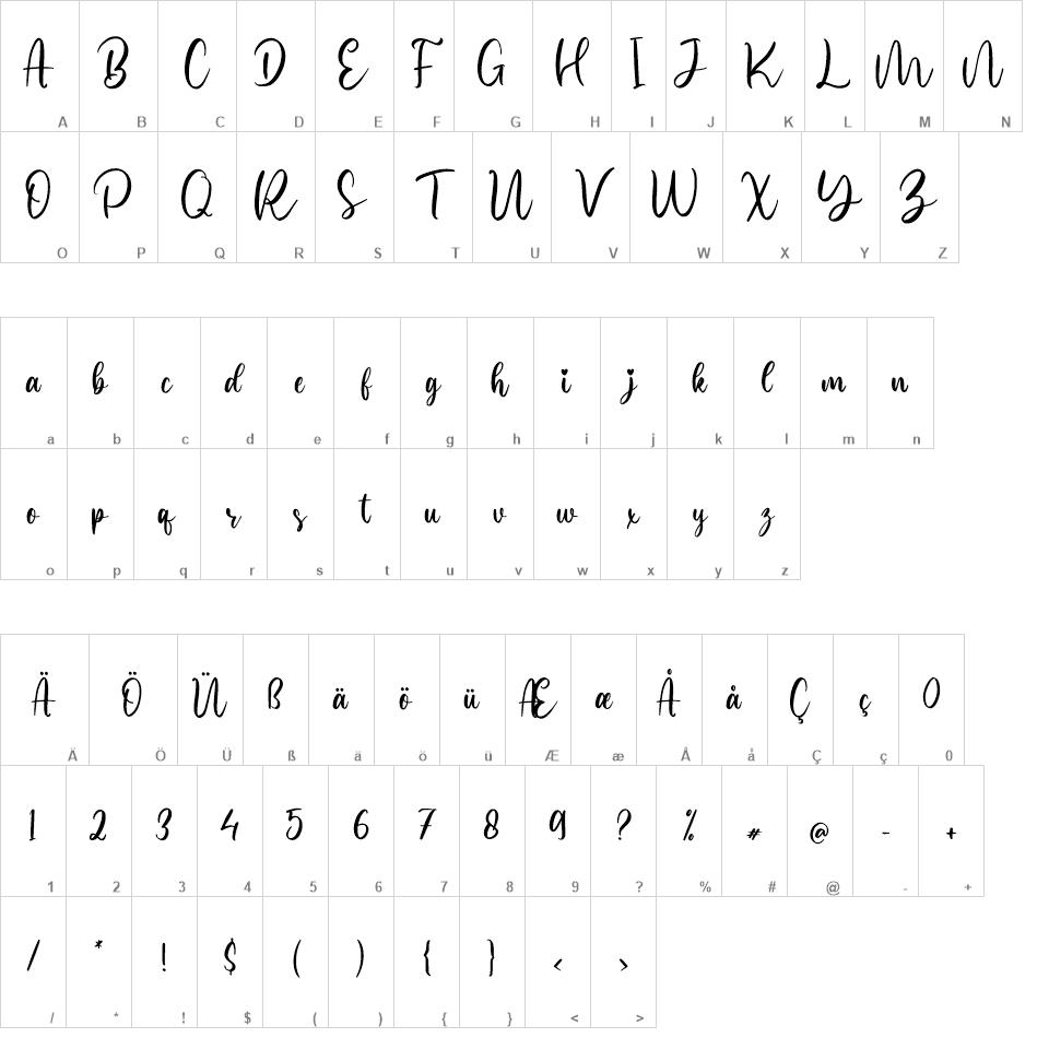 Calline font