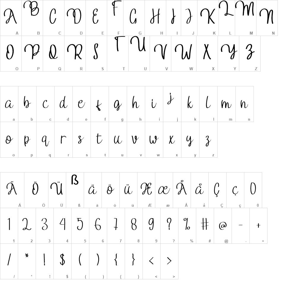 Camomile font