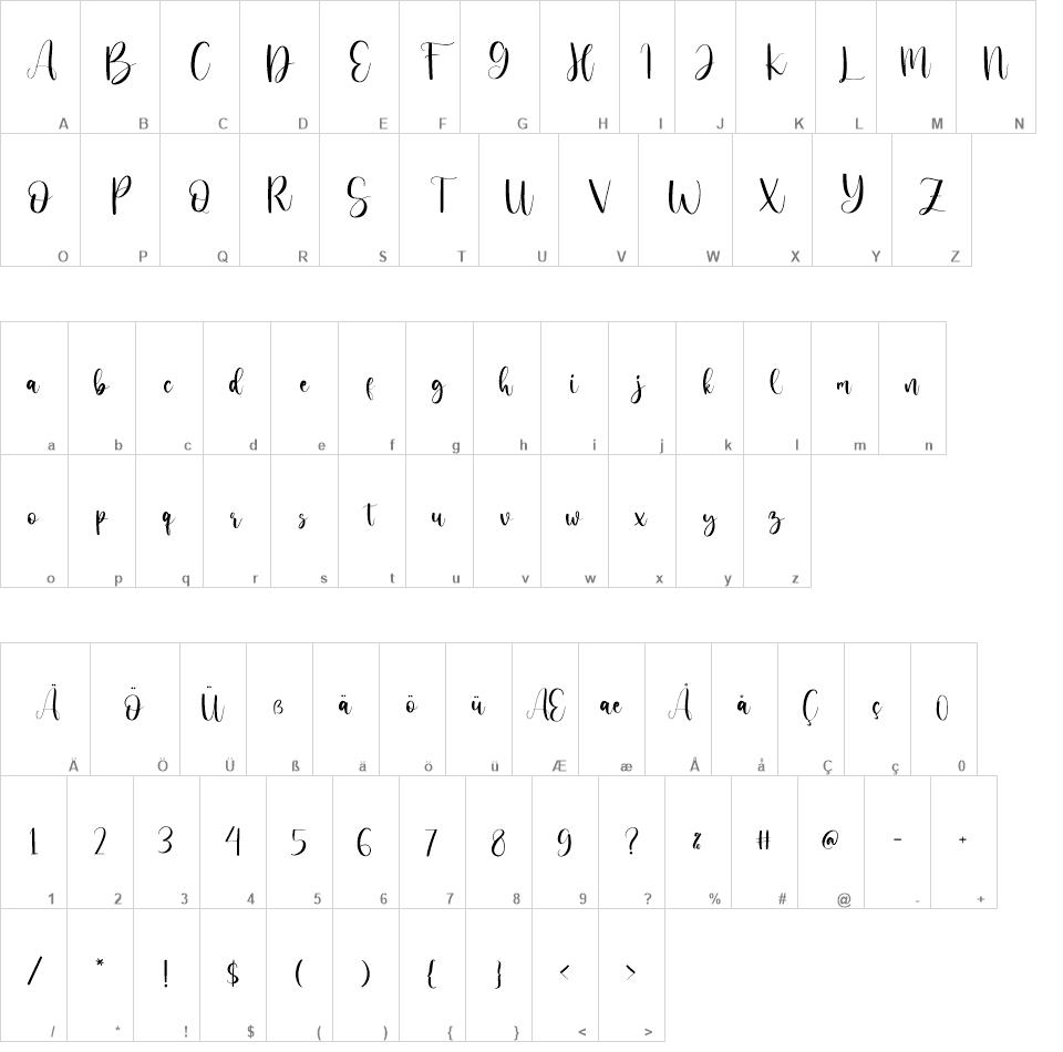 Carnation Script font
