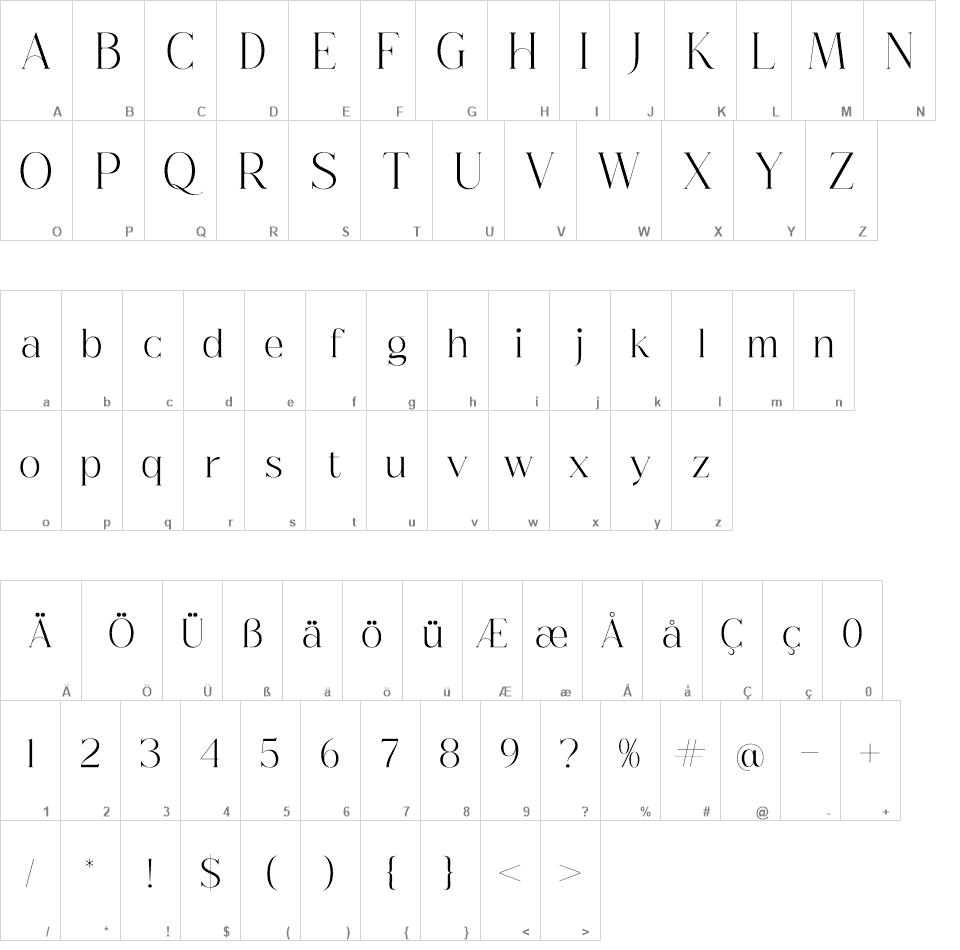 Champhin font