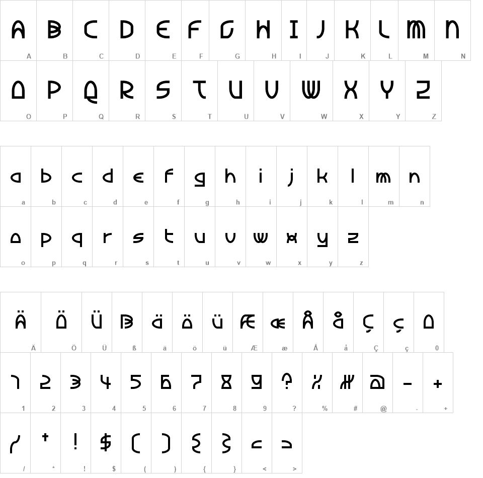 Charmed Pi font