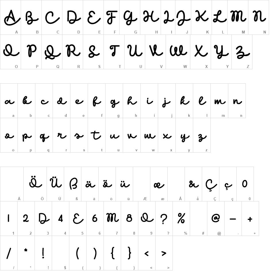 Cinthia font