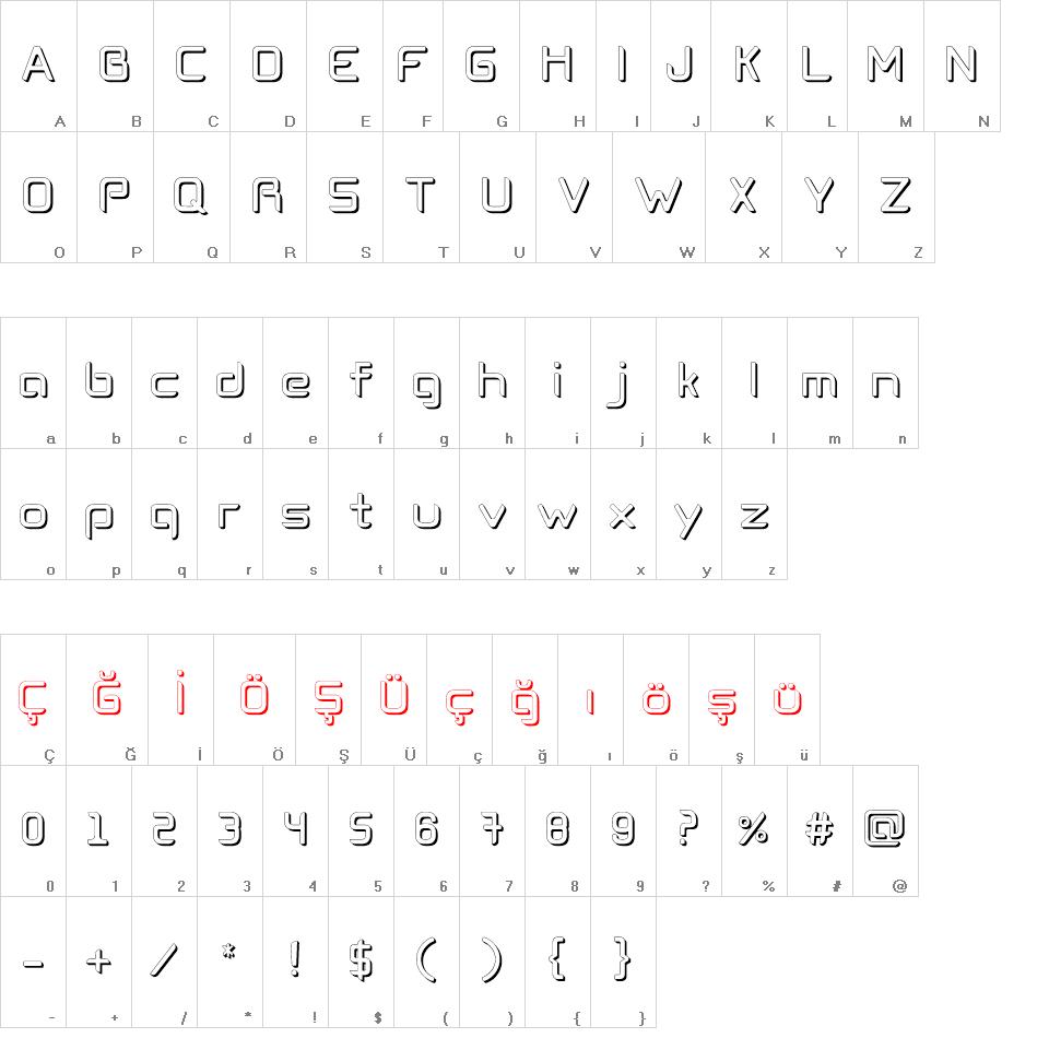 Cogtan font