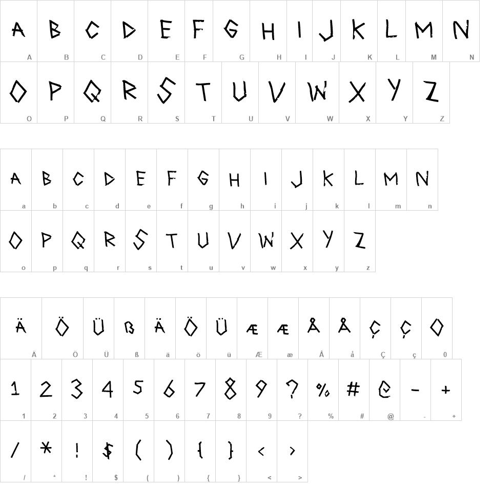 Correction Tape font