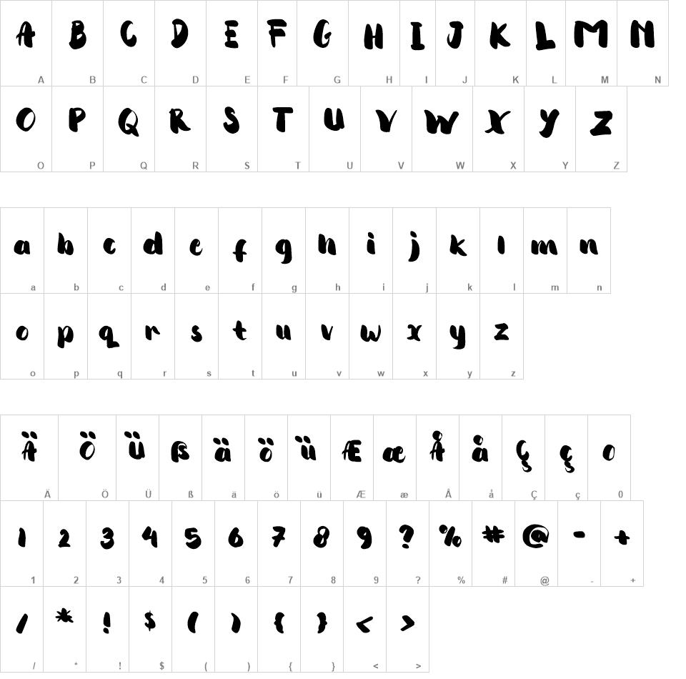 Cosplay Uniform font