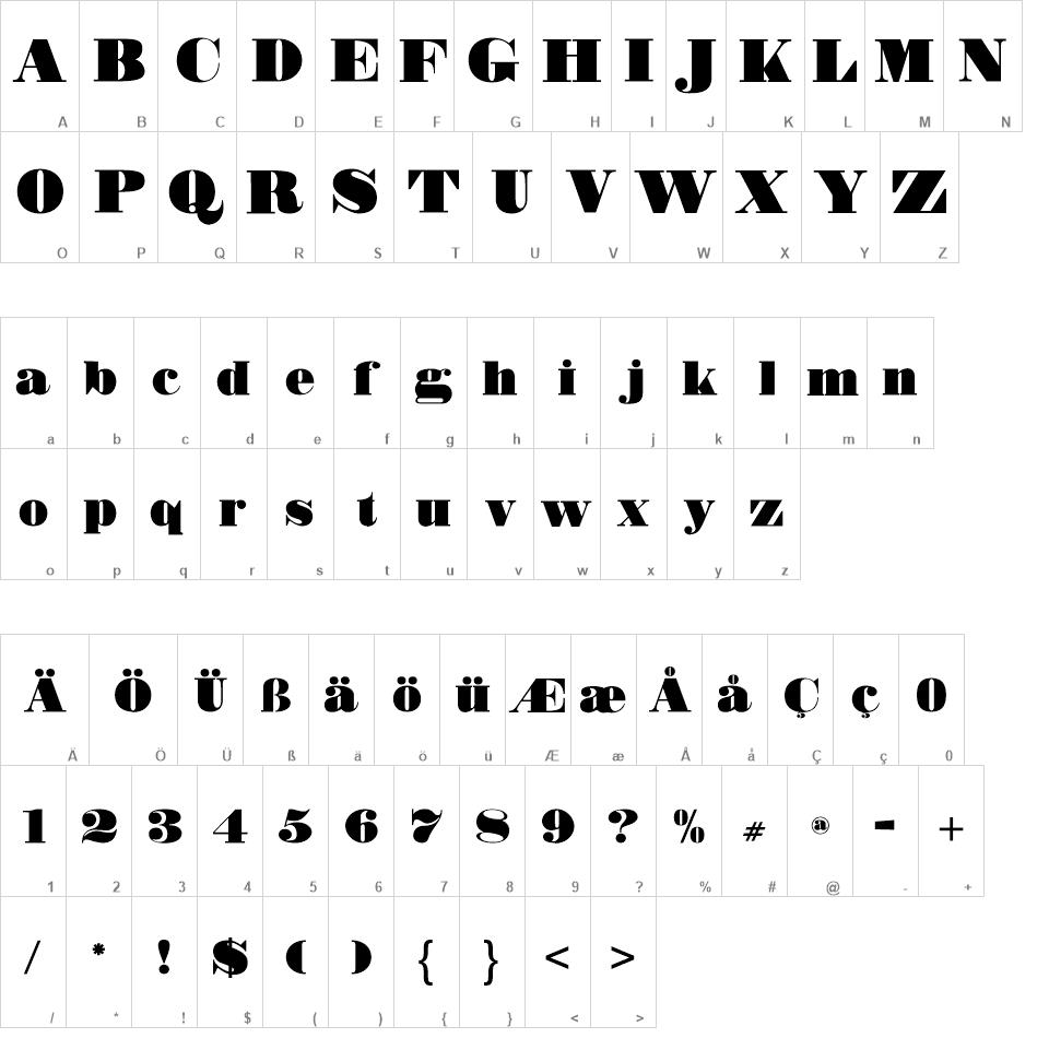 Crozier Black CF font