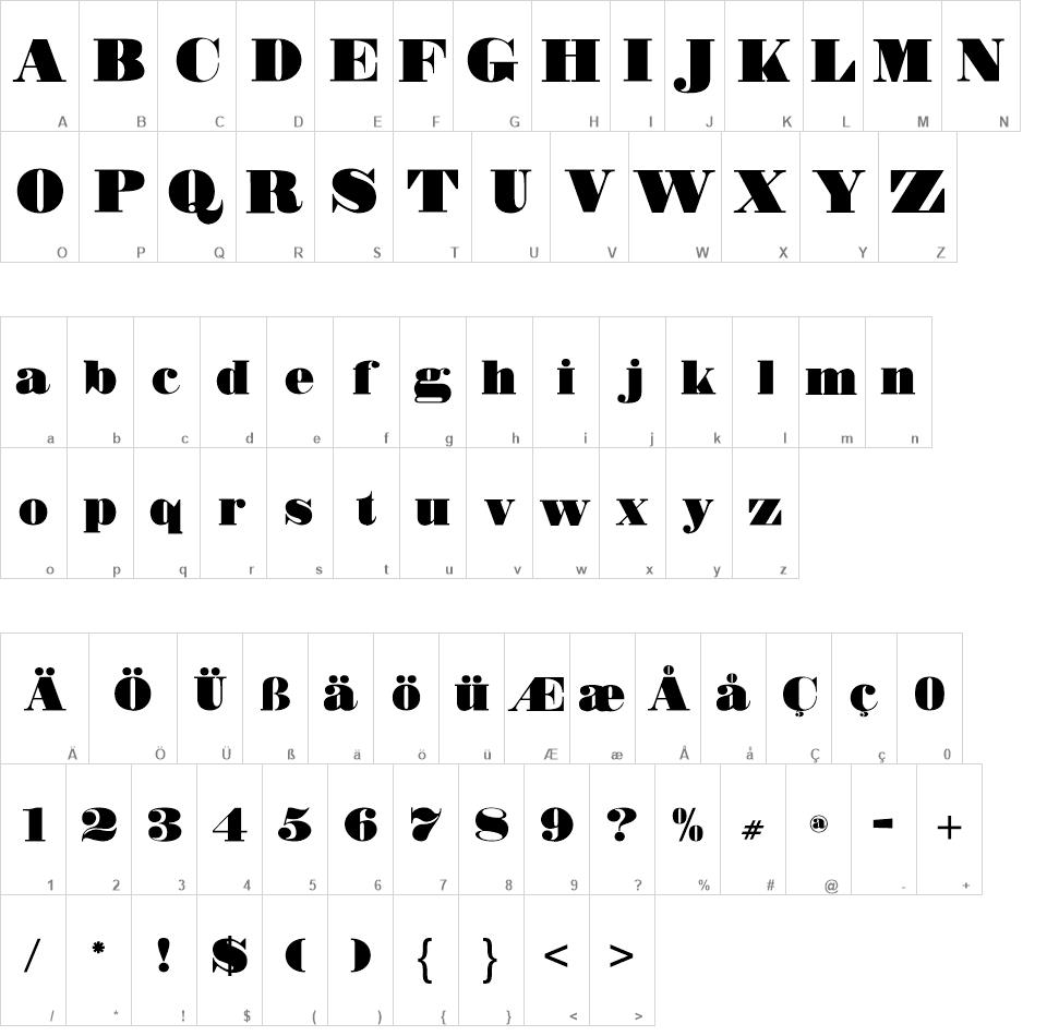 Crozier Black CF font