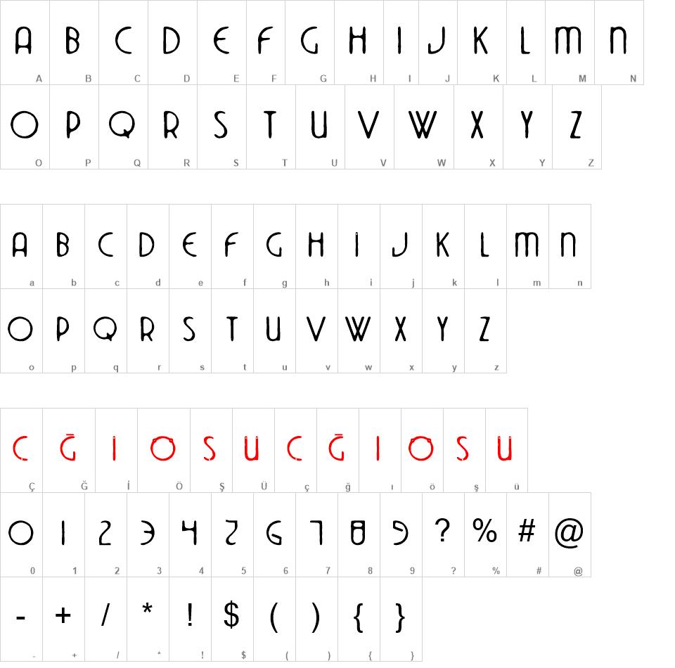 DekoSide font