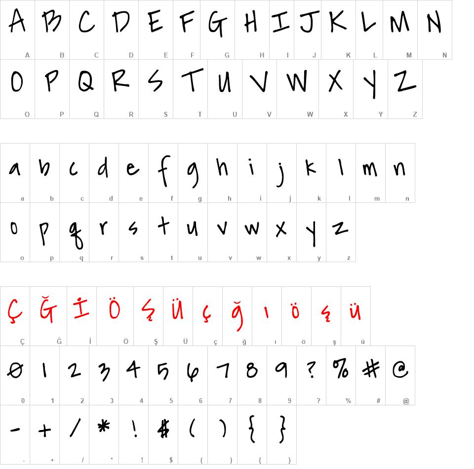 DJB Another Mandy font