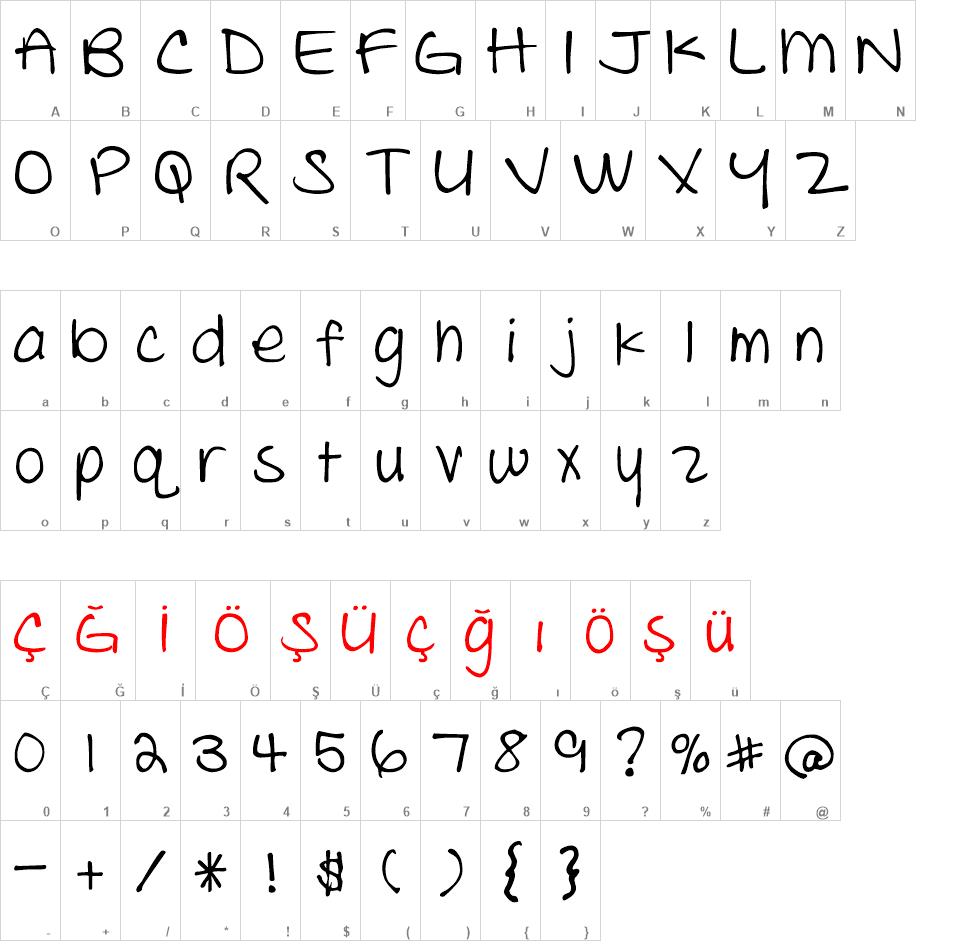 DJB The Cheerleader font