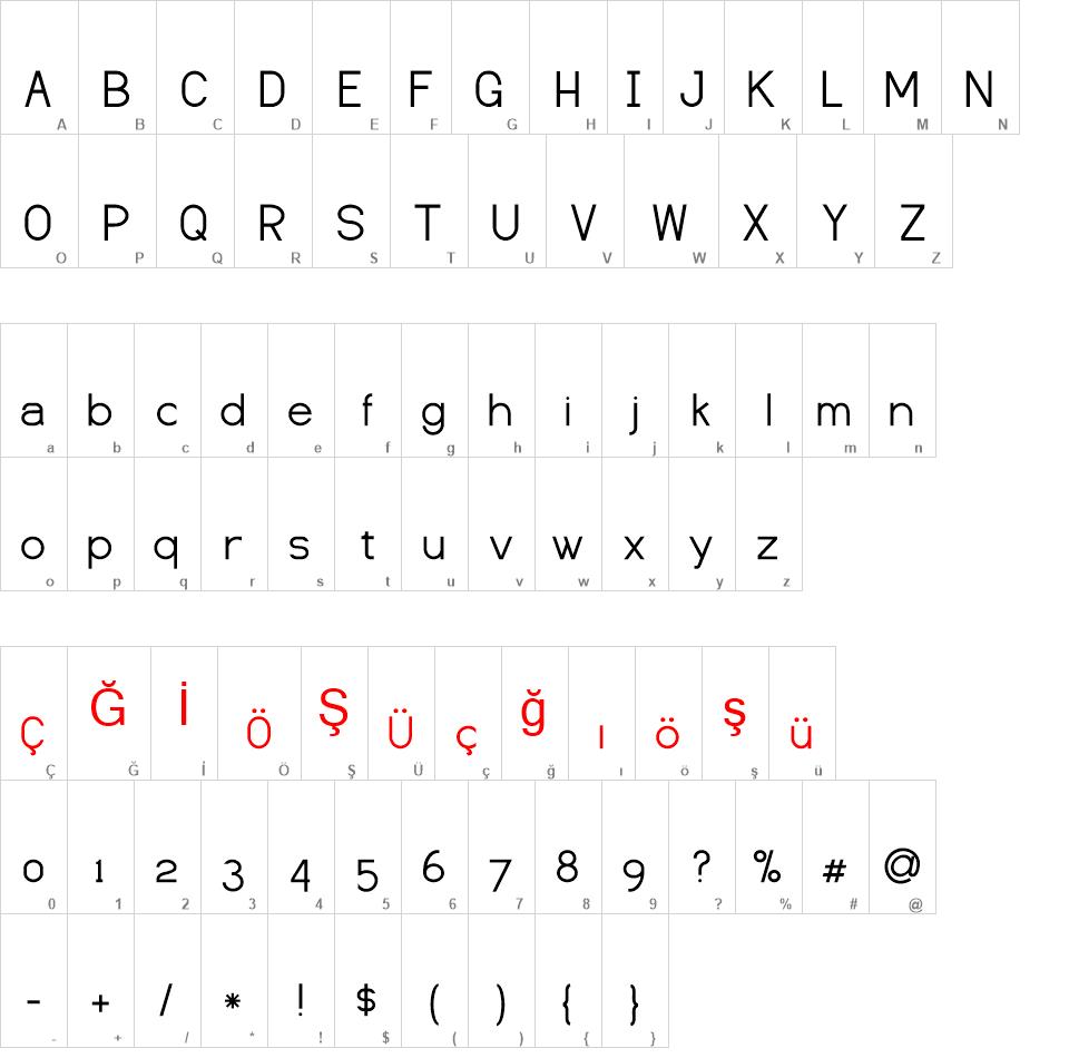 Dustismo Font Ailesi font