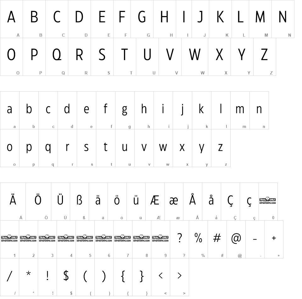 Eastman Condensed font