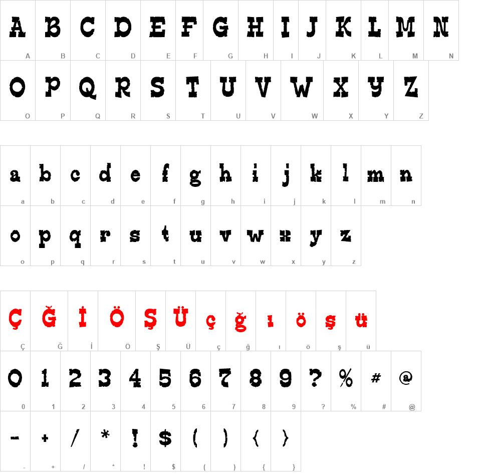 Edmunds Distressed font
