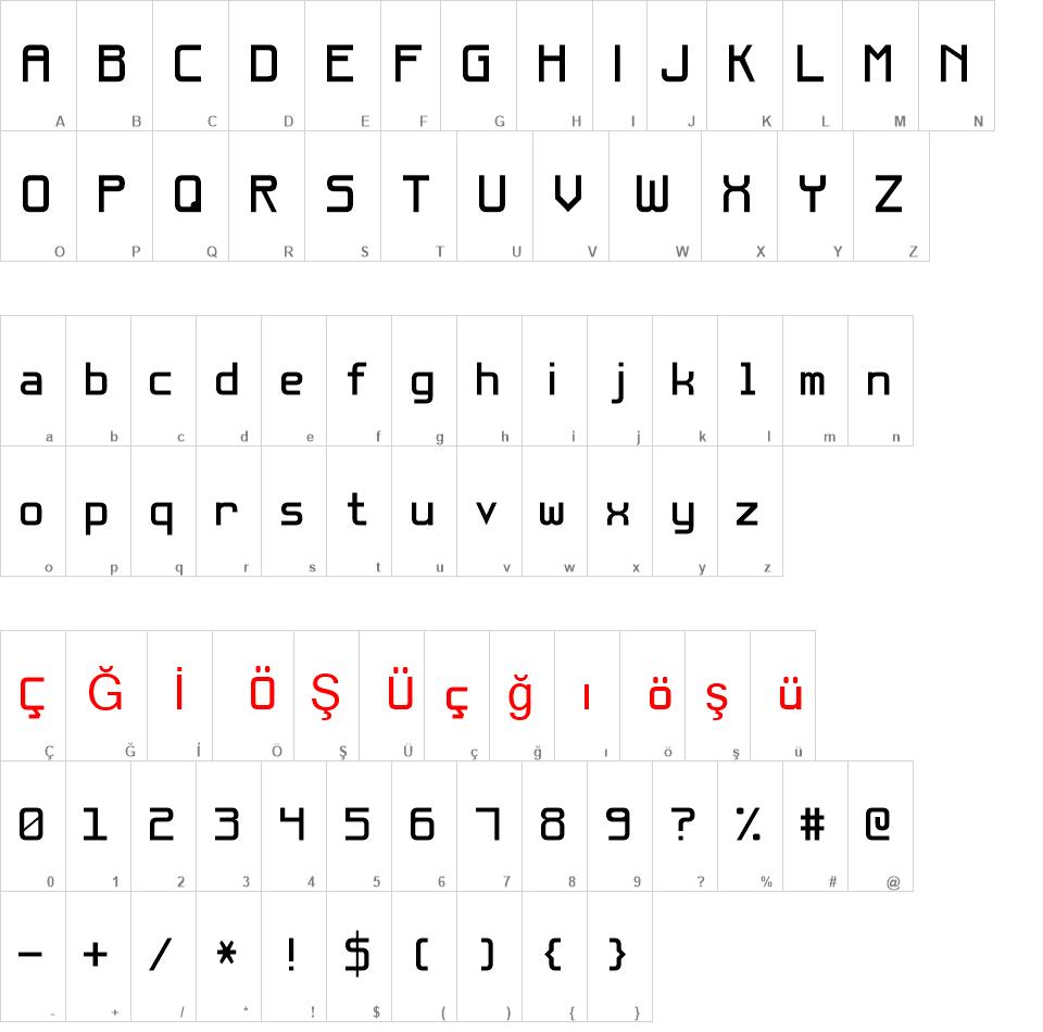 Effective Way 7  font