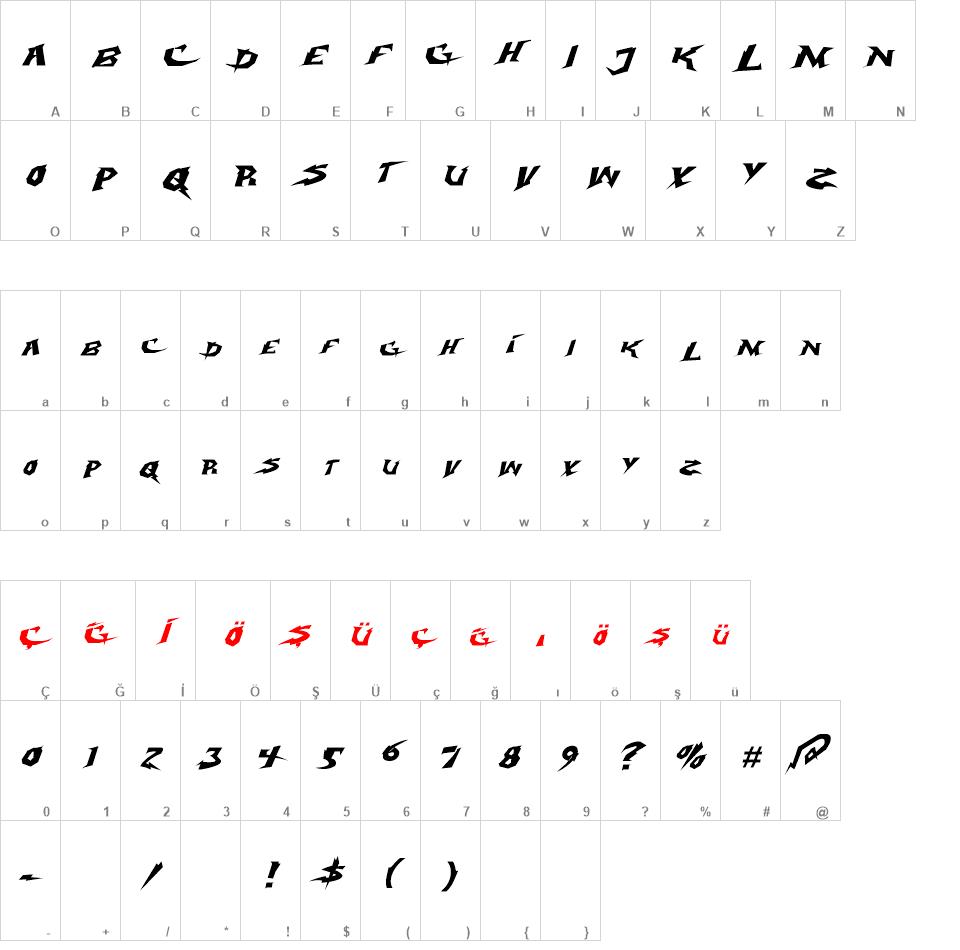 Electrox  font