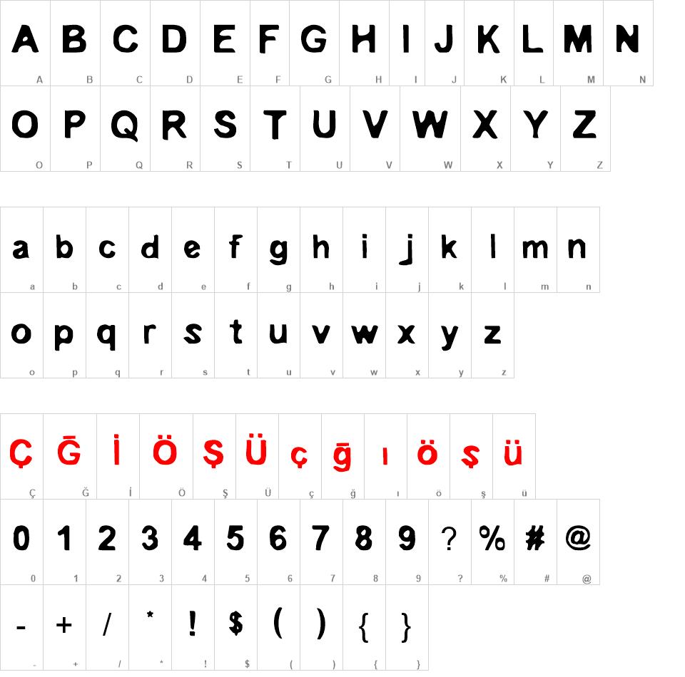 Embryonic Outside font