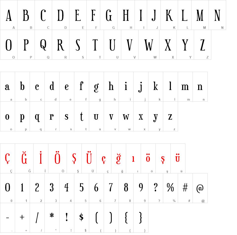 Euphorigenic font