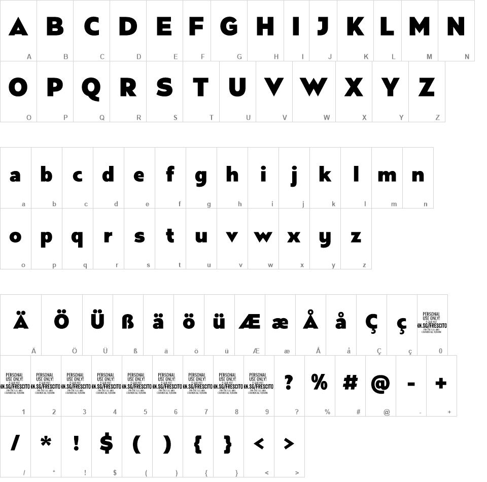 Frescito font