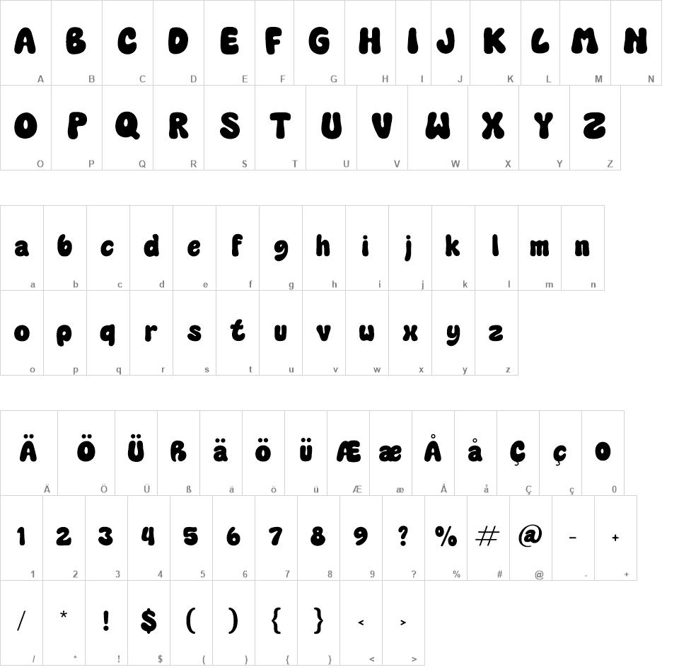 Funky Glitz font