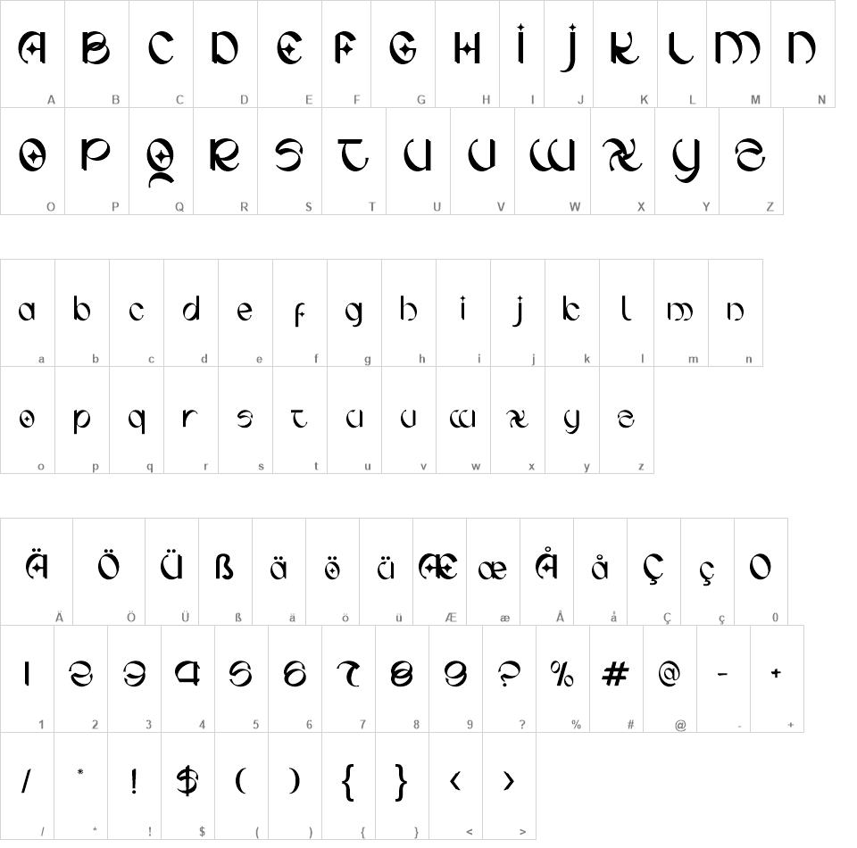 Gahiboe font