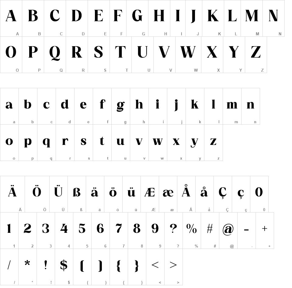 Gatile font