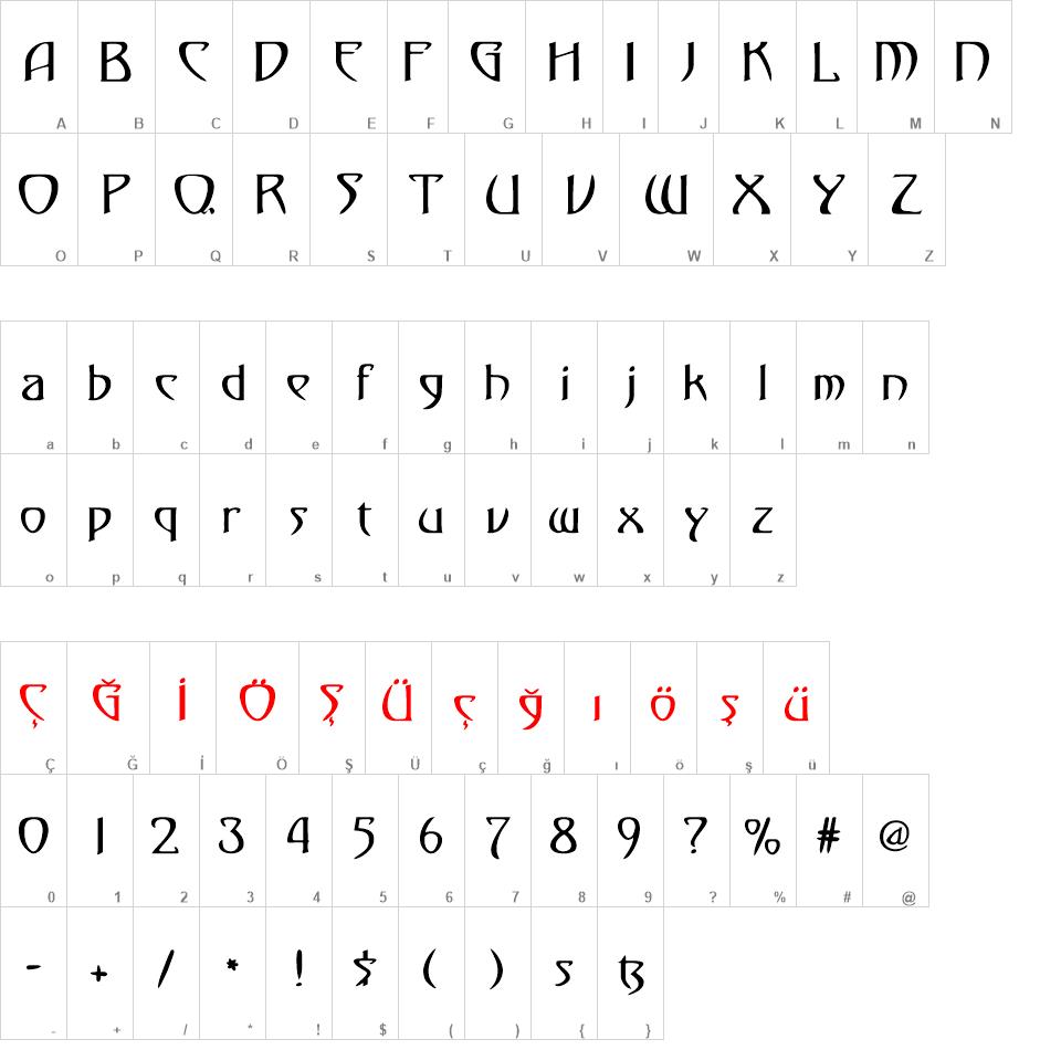 Gismonda FG font