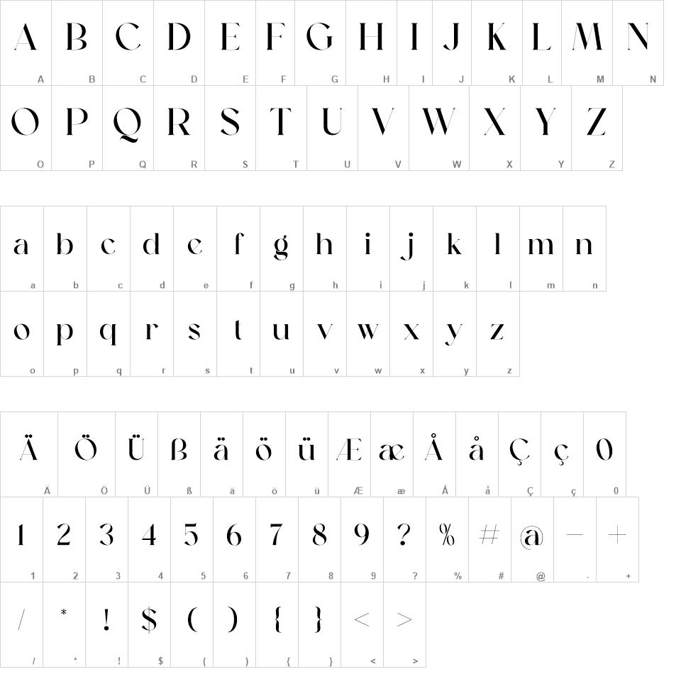Glamour Karlina font