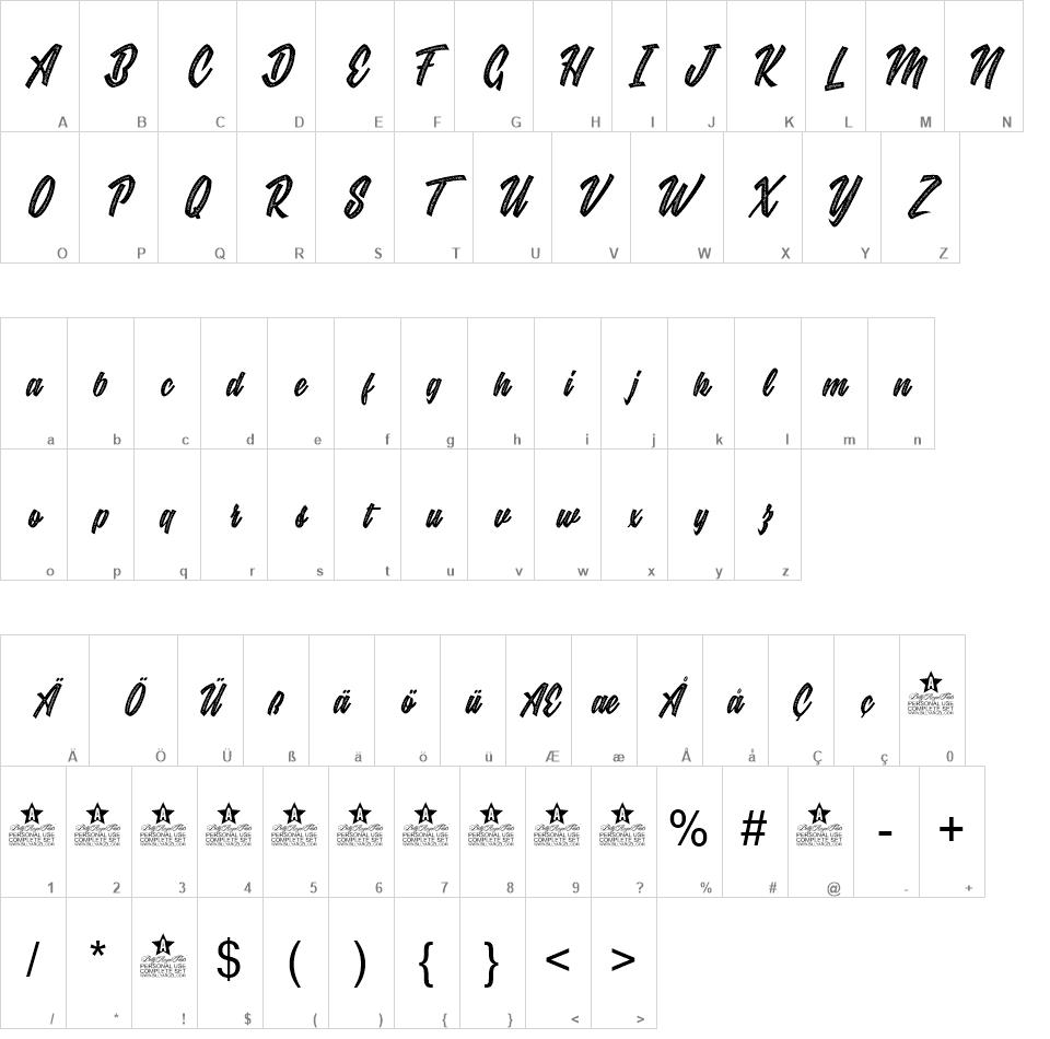 Groovers font