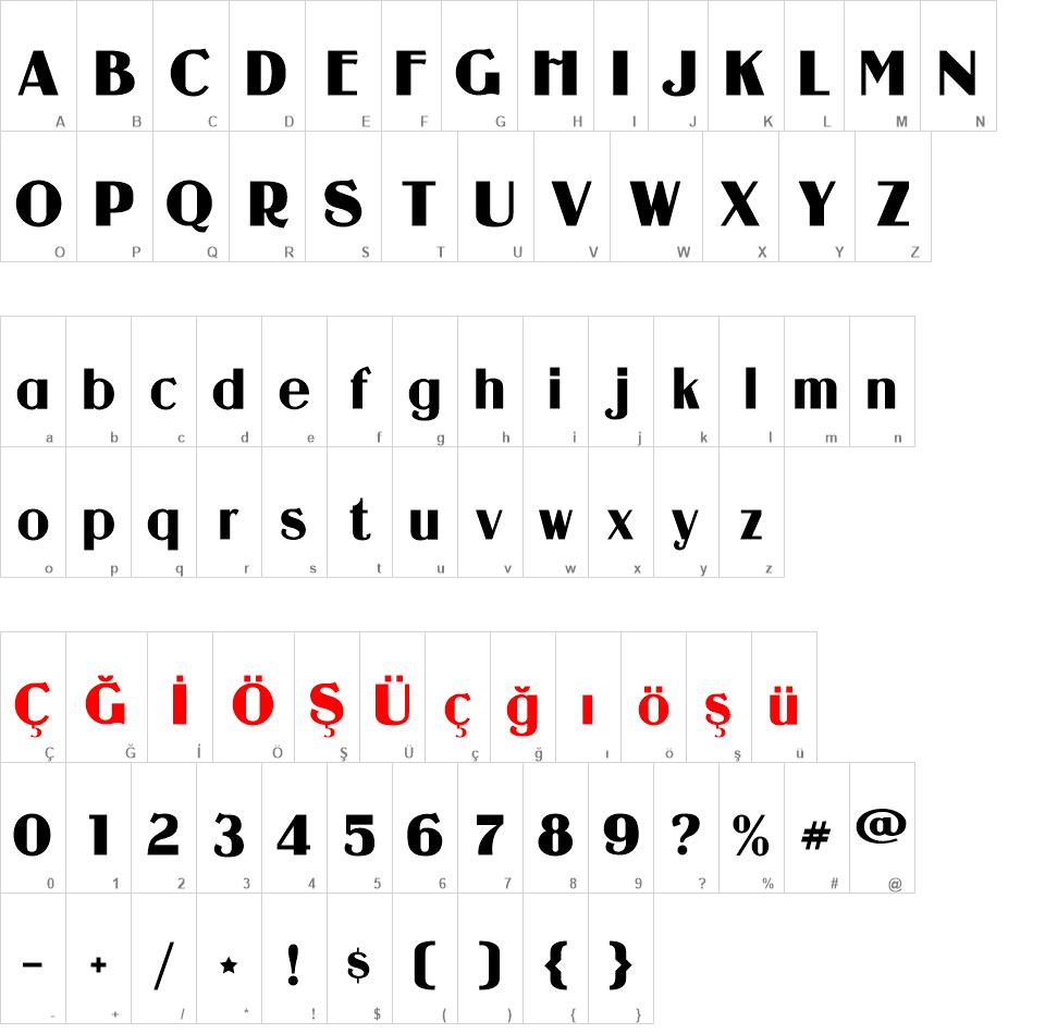 Guanine font