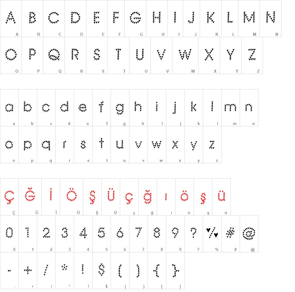 Heart Heaven font
