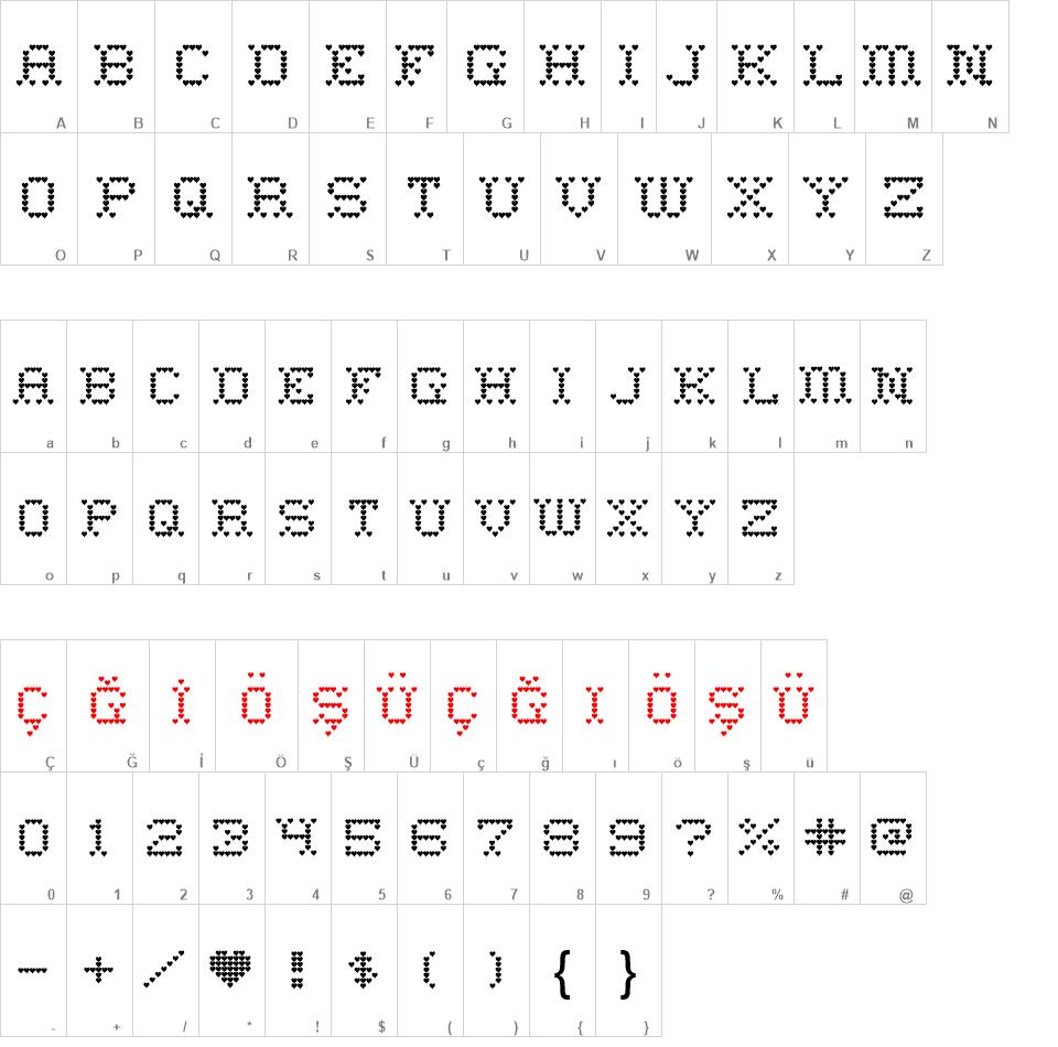 Heart Sweet Heart font