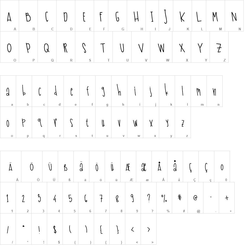 Hello Brownie font