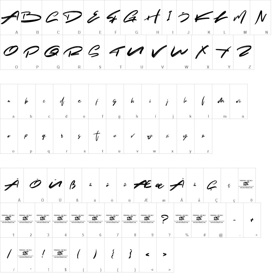 Hellombah font