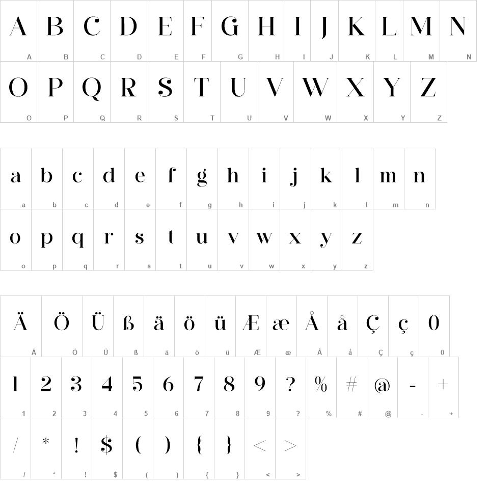 Hergika font