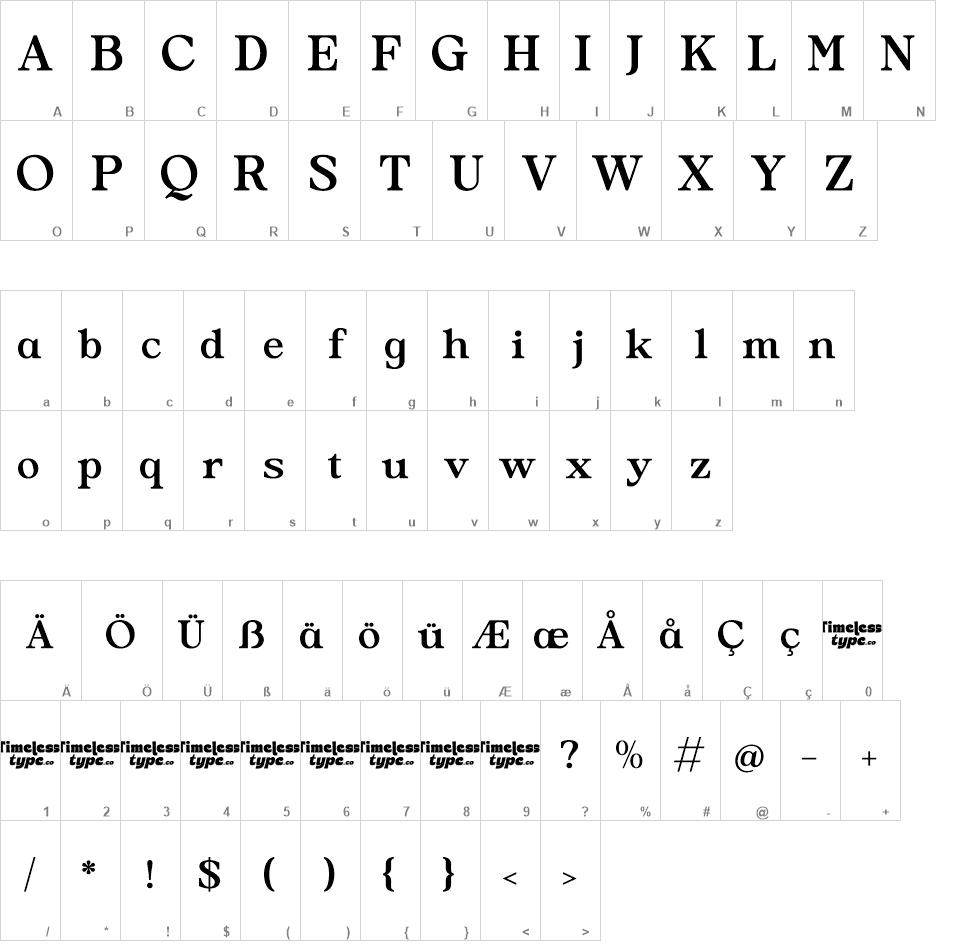 Heritale Aubrey font