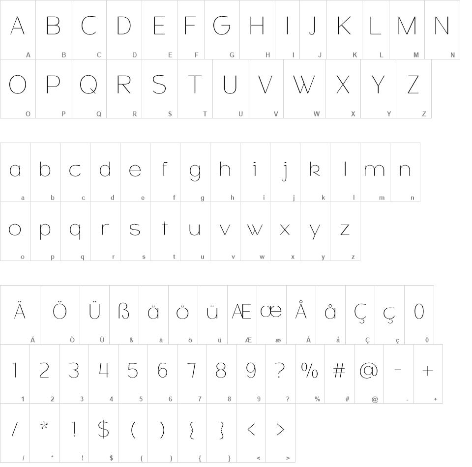 Honick font