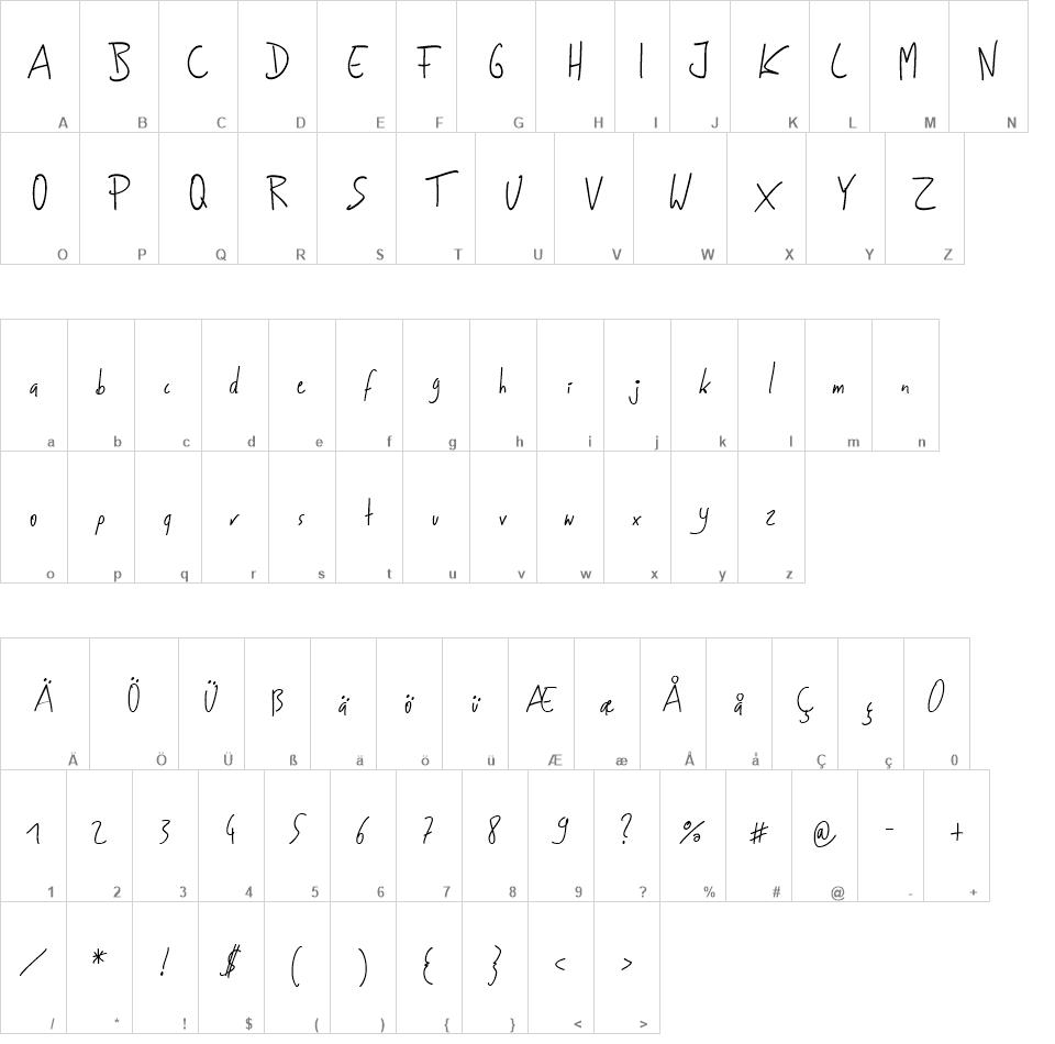 Jakobs Handwriting 2 font