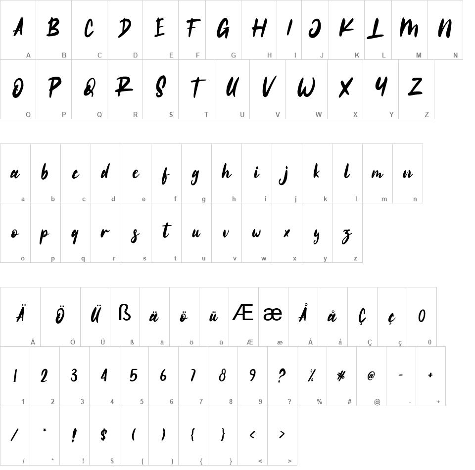 Jasmine font