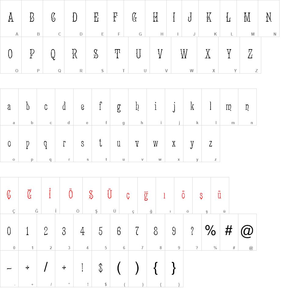 Jugend WF font