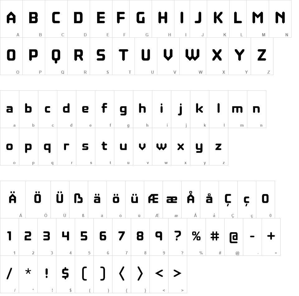 Kinesthesia font