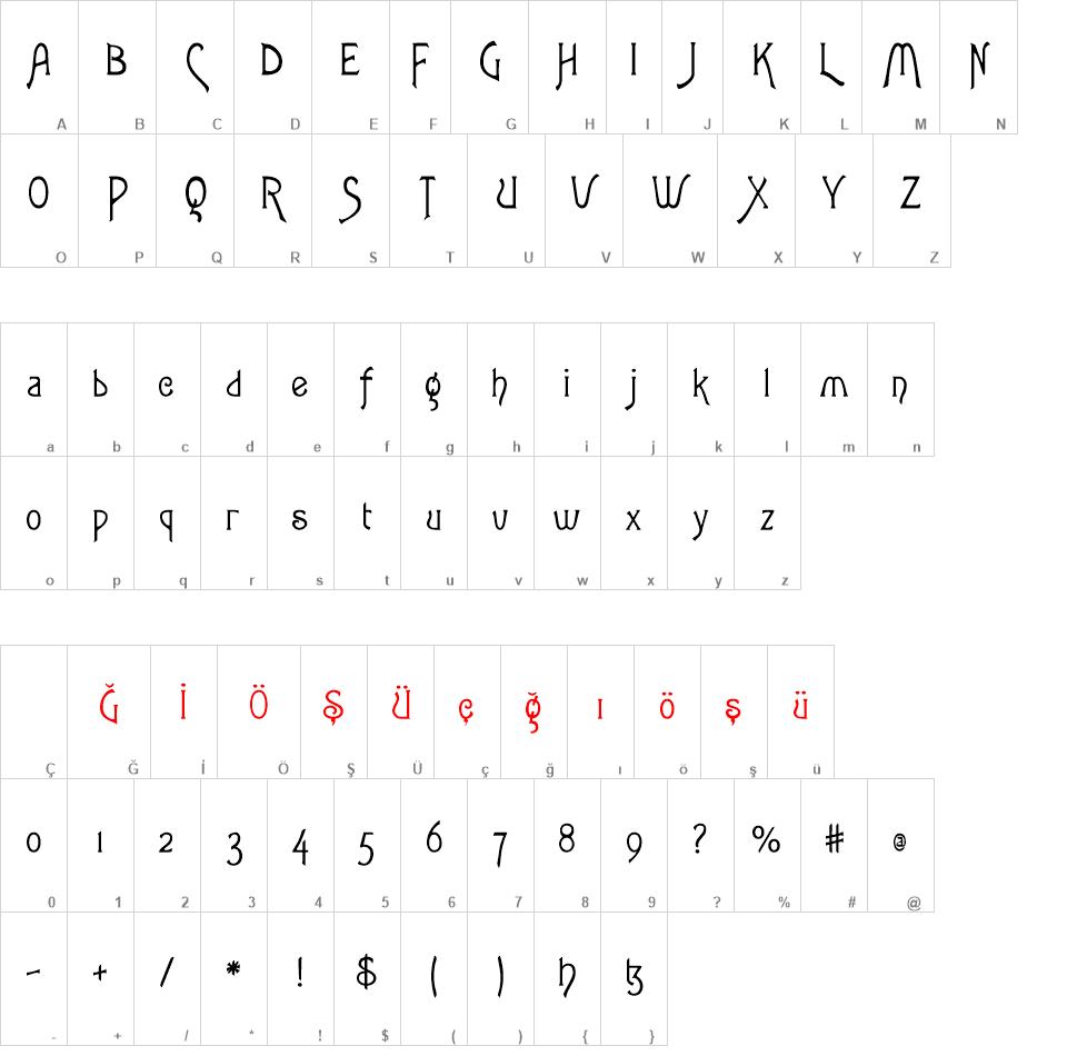 Lansbury FG font